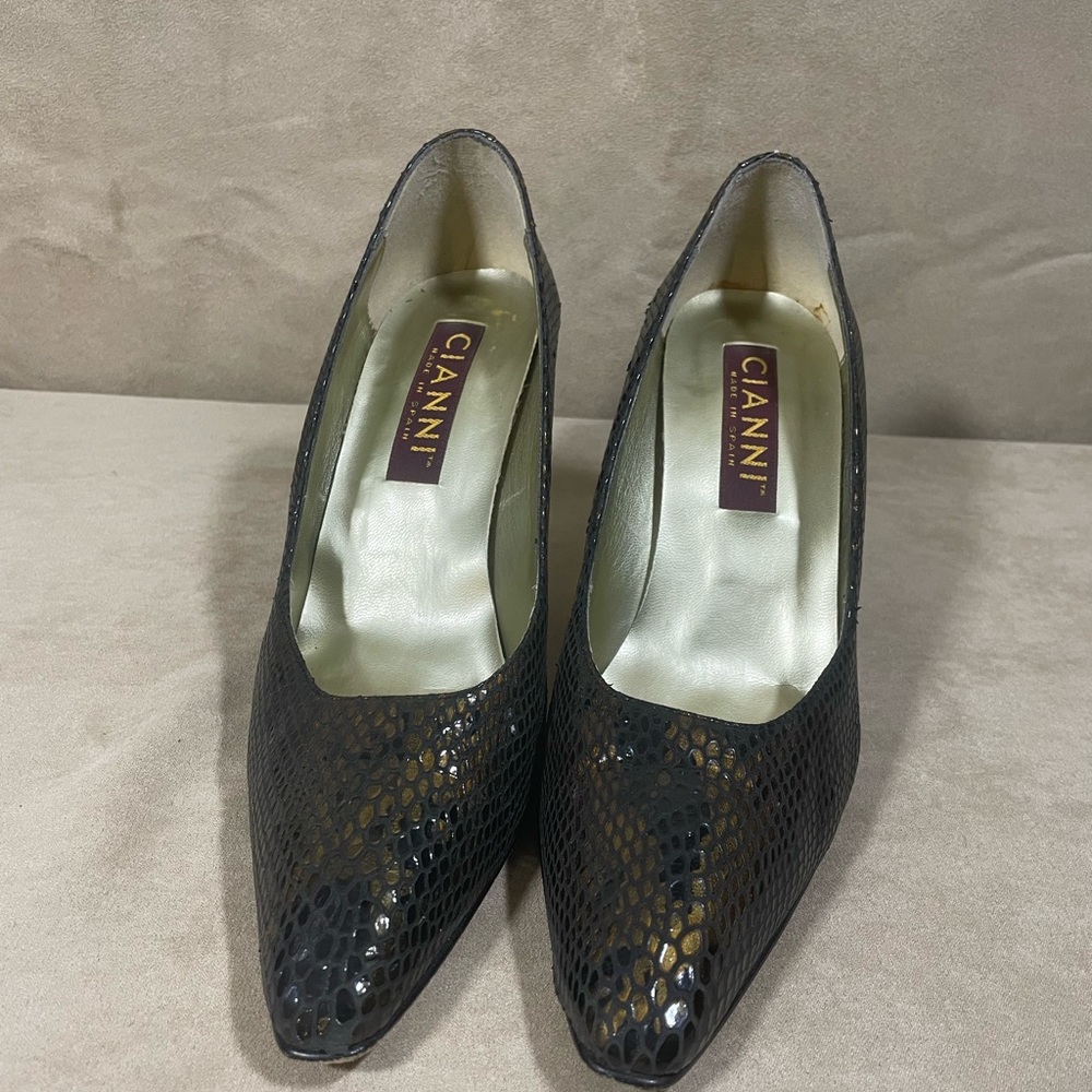 Vintage Cianni Pumps | Genuine Leather Made In Spain | US 8